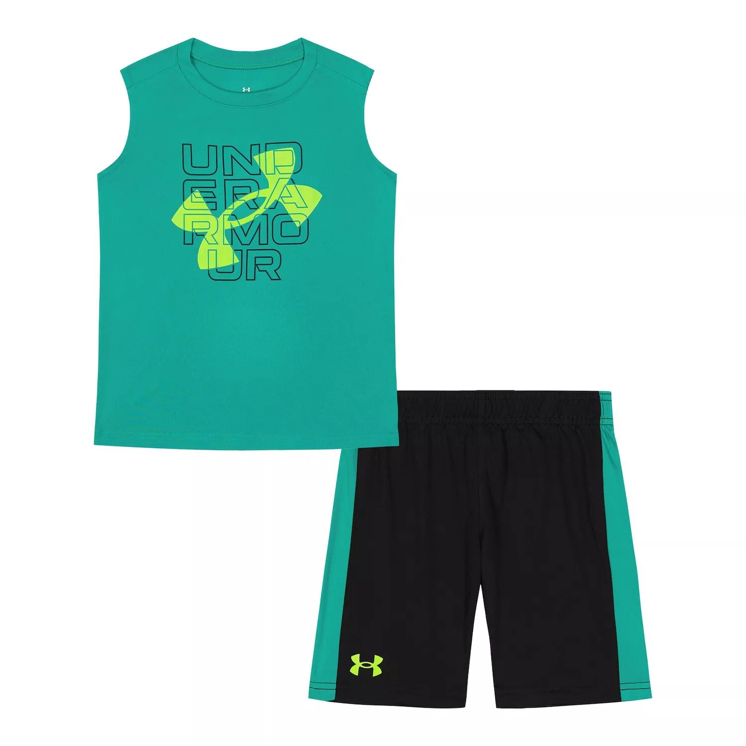 Комплект футболки и шорт с логотипом Under Armour X Ray для мальчиков 4–7 лет Under Armour
Комплект футболки и шорт с логотипом Under Armour X Ray для мальчиков 4–7 лет Under Armour