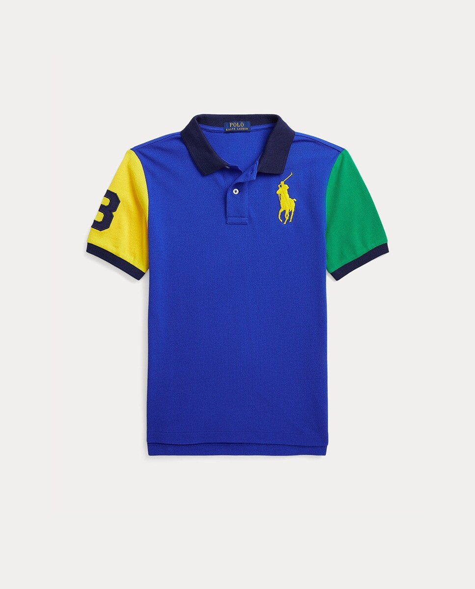 Разноцветная рубашка-поло для мальчика из 100% хлопка Polo Ralph Lauren, разноцветные
Разноцветная рубашка-поло для мальчика из 100% хлопка Polo Ralph Lauren, разноцветные