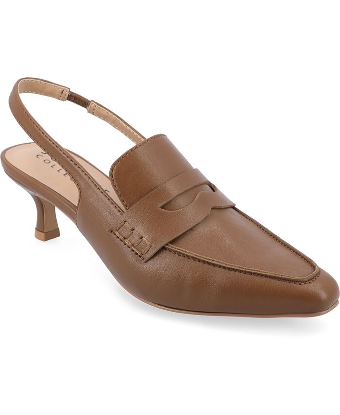 Женские туфли-лодочки Amory Tru Comfort из пеноматериала на маленьком каблуке с ремешком на спине Journee Collection, коричневый
Женские туфли-лодочки Amory Tru Comfort из пеноматериала на маленьком каблуке с ремешком на спине Journee Collection, коричневый