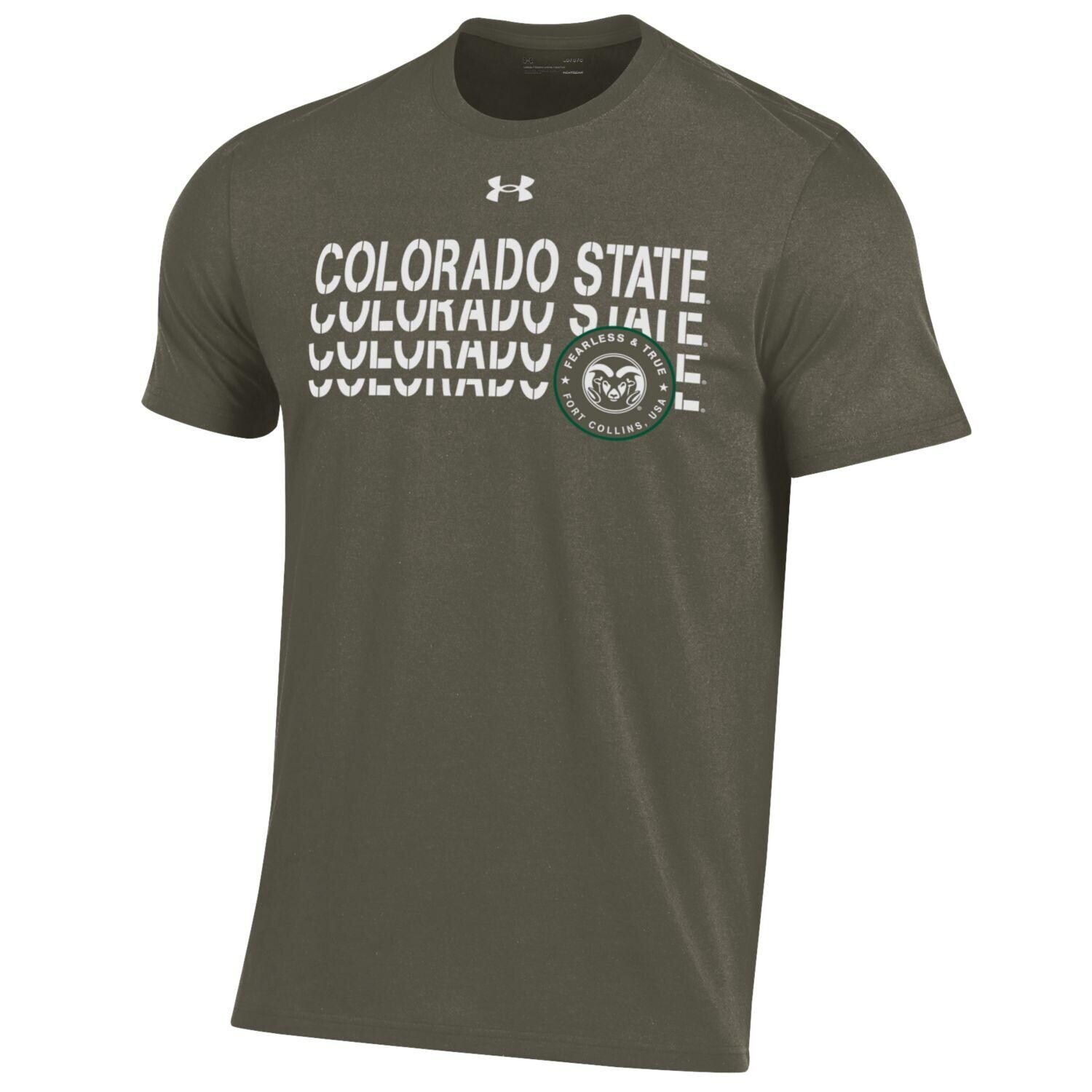 Мужская оливковая футболка Under Armour Colorado State Rams Freedom Repeat Performance
Мужская оливковая футболка Under Armour Colorado State Rams Freedom Repeat Performance
