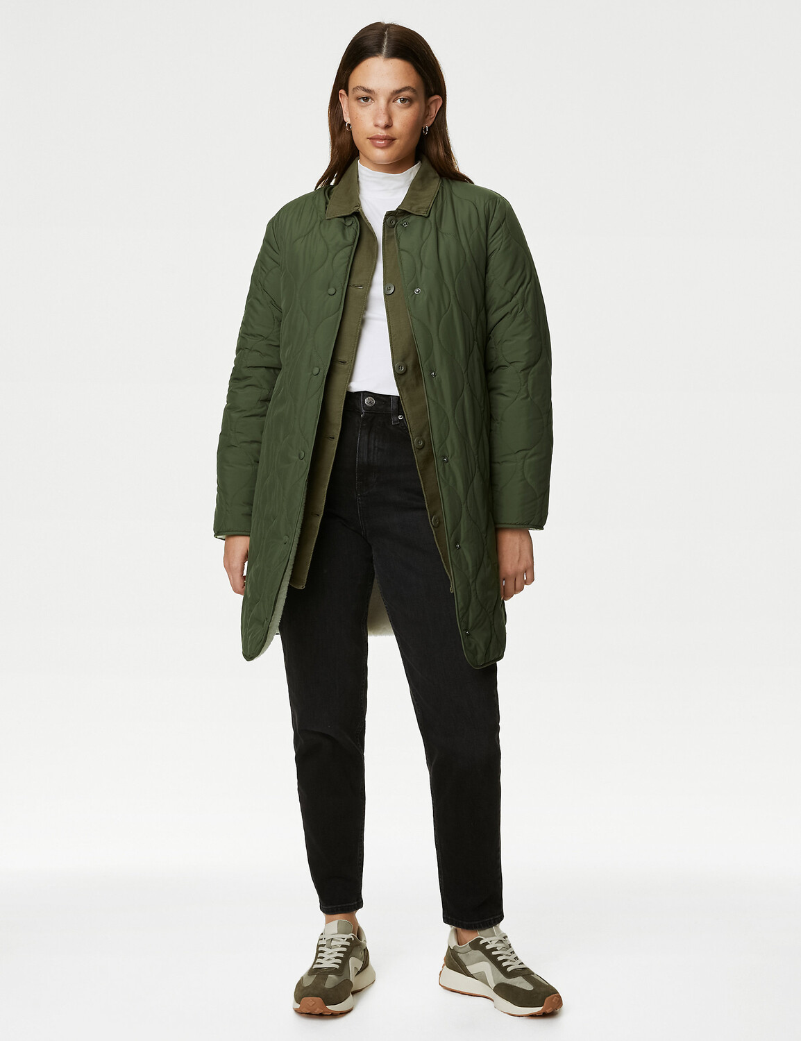 Стеганое двустороннее пальто Stormwear на подкладке боргов Marks & Spencer, хаки микс
Стеганое двустороннее пальто Stormwear на подкладке боргов Marks & Spencer, хаки микс