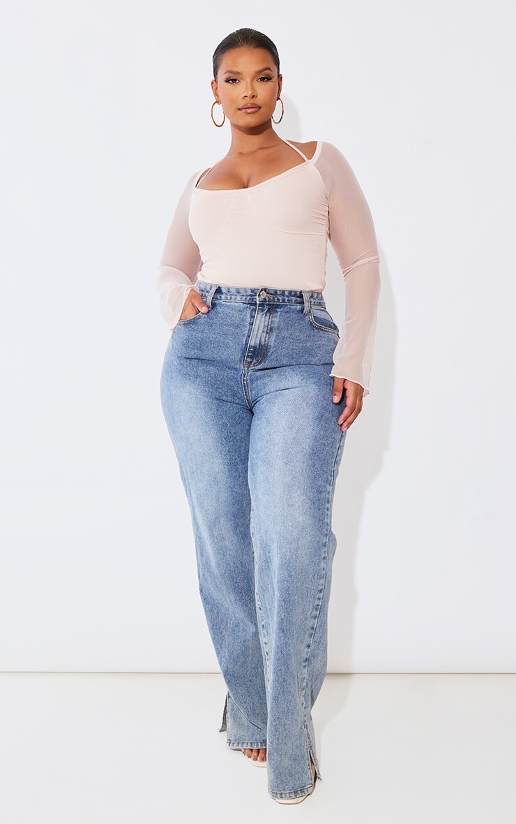 PrettyLittleThing Боди пыльно-розового цвета с сетчатыми рукавами и воротником-халтер
PrettyLittleThing Боди пыльно-розового цвета с сетчатыми рукавами и воротником-халтер