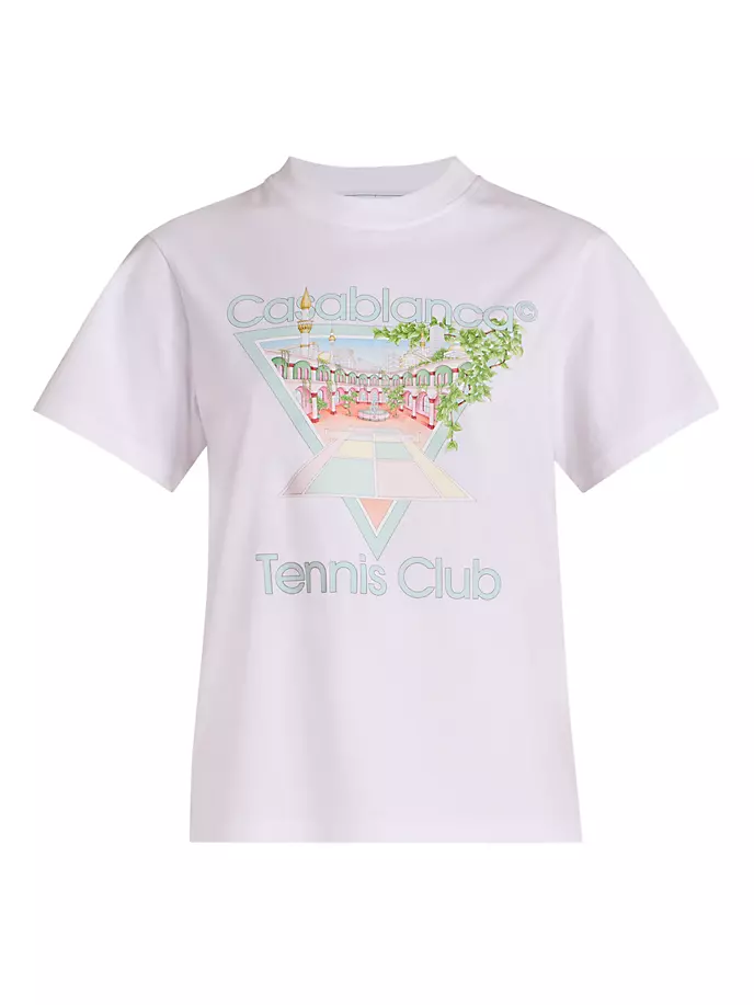 Хлопковая футболка с принтом Tennis Club Icon Casablanca, цвет tennis club icon pastelle
Хлопковая футболка с принтом Tennis Club Icon Casablanca, цвет tennis club icon pastelle
