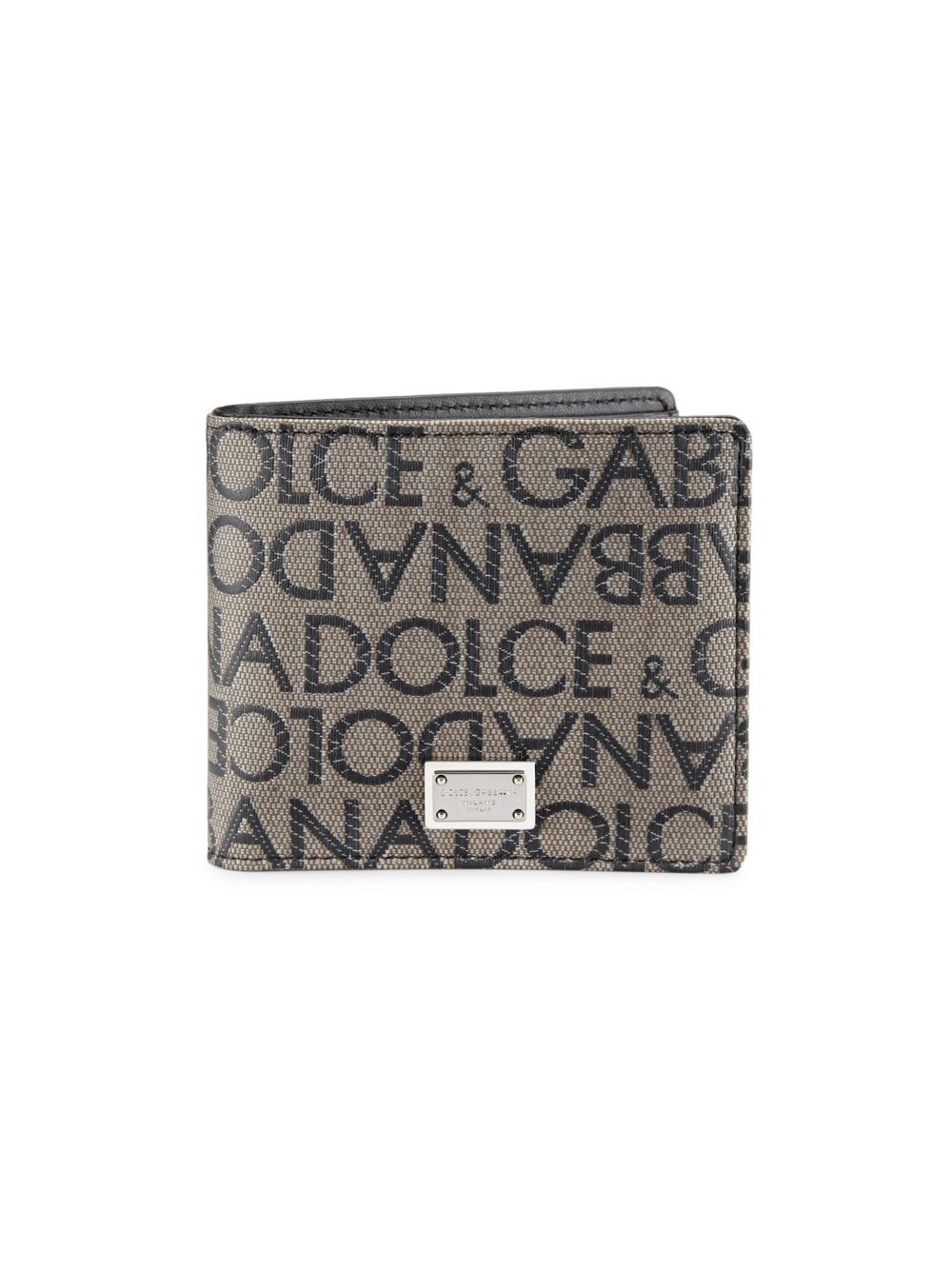 Жаккардовый бумажник с логотипом в два сложения DOLCE&GABBANA, коричневый
Жаккардовый бумажник с логотипом в два сложения DOLCE&GABBANA, коричневый