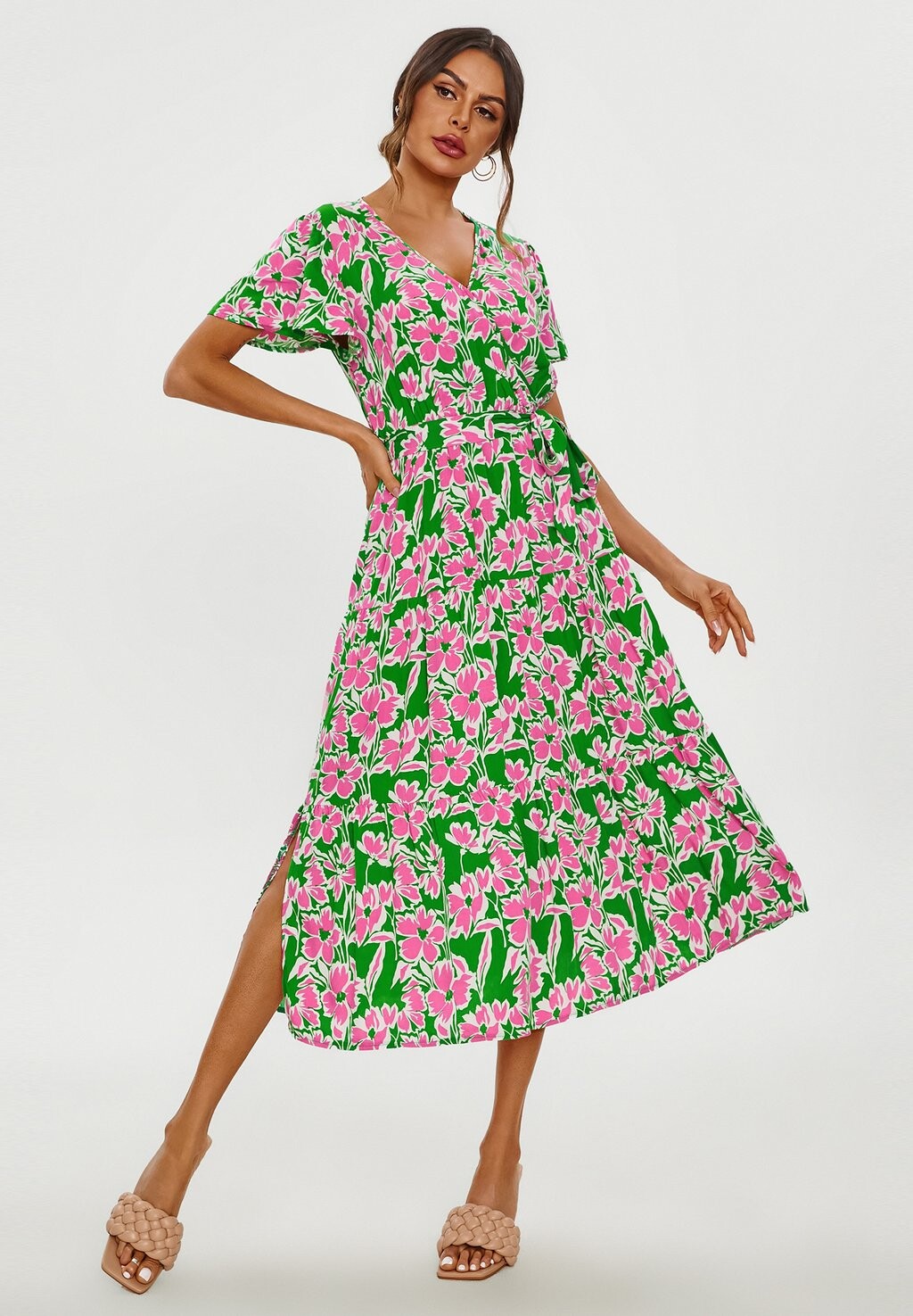 Дневное платье HEM TIERED WRAP NECKLINE MIDI WITH SPLIT LEG FS Collection, цвет pink
Дневное платье HEM TIERED WRAP NECKLINE MIDI WITH SPLIT LEG FS Collection, цвет pink