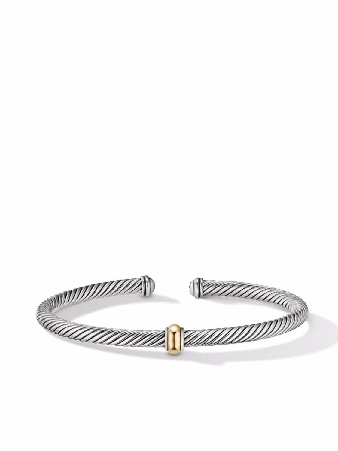 Браслет Cable Classics Center Station из желтого золота David Yurman, серебряный
Браслет Cable Classics Center Station из желтого золота David Yurman, серебряный