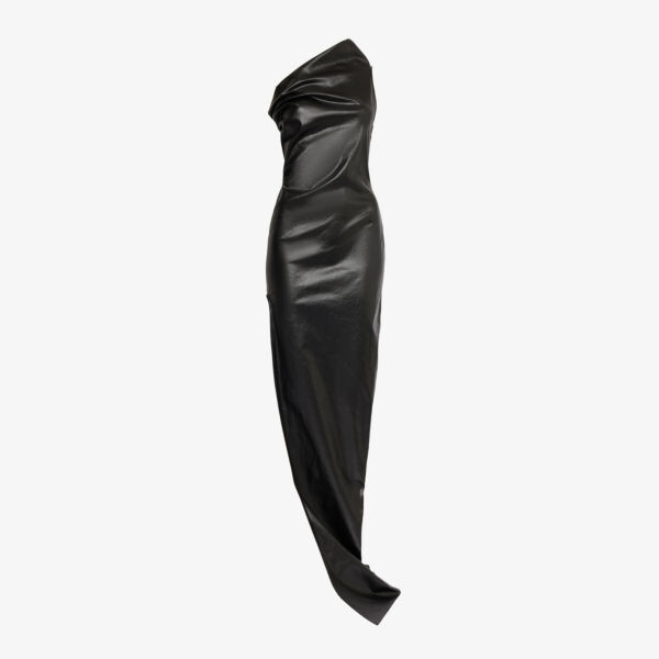 Платье миди облегающего кроя из смесового денима с пропиткой Rick Owens, черный
Платье миди облегающего кроя из смесового денима с пропиткой Rick Owens, черный