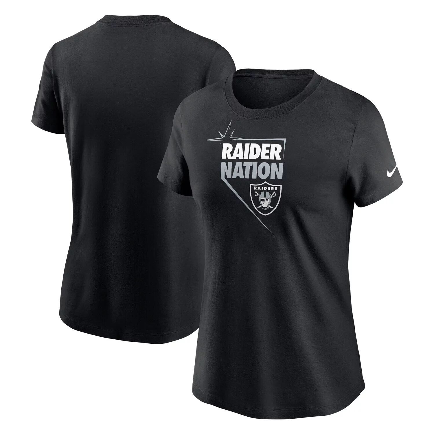 Женская черная футболка команды Nike Las Vegas Raiders Hometown Collection Team Nike, Черный
Женская черная футболка команды Nike Las Vegas Raiders Hometown Collection Team Nike, Черный