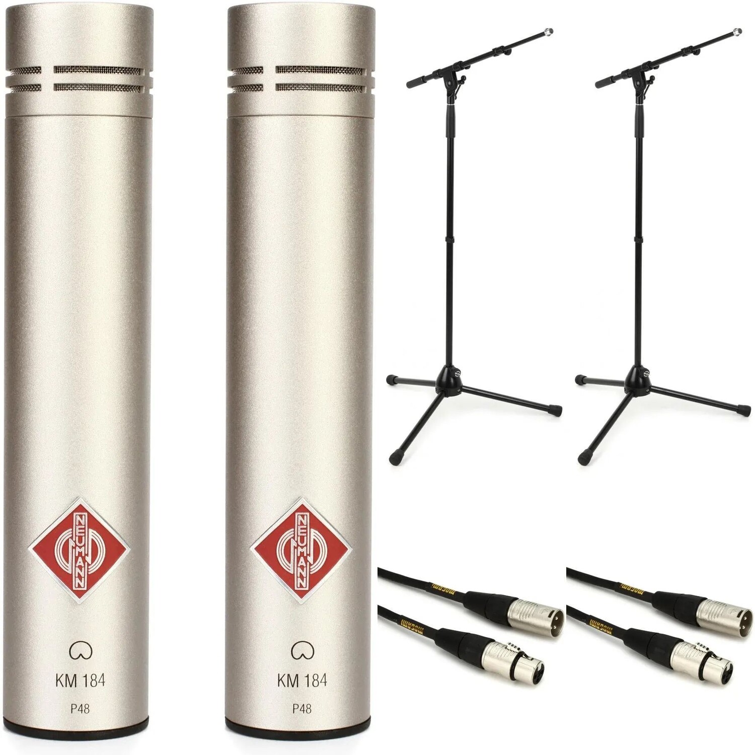 Neumann KM 184 Stereo Set Комплект микрофонной пары с малой диафрагмой, подставками и кабелями - никель
Neumann KM 184 Stereo Set Комплект микрофонной пары с малой диафрагмой, подставками и кабелями - никель