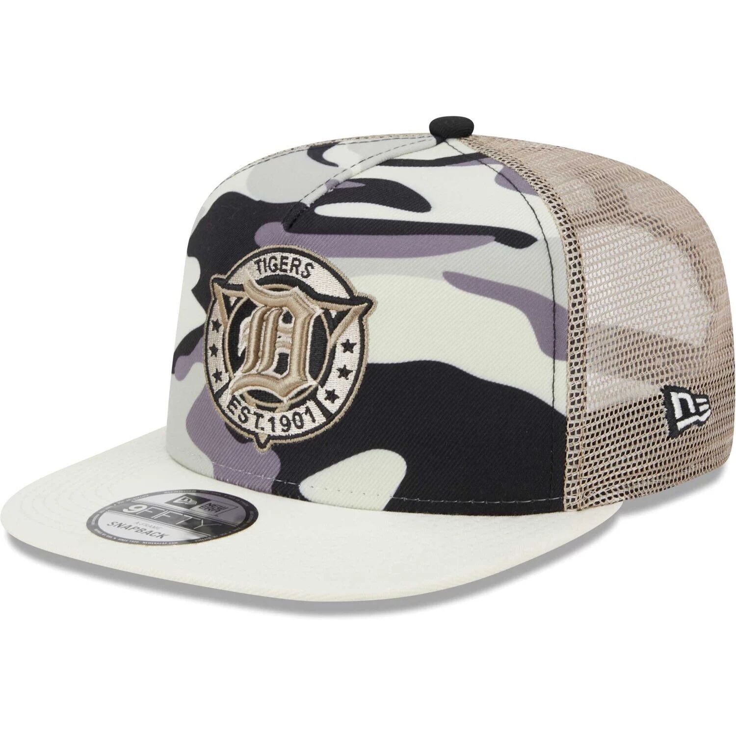 Мужская кепка New Era White Detroit Tigers Chrome Camo A-Frame 9FIFTY Trucker Snapback Hat
Мужская кепка New Era White Detroit Tigers Chrome Camo A-Frame 9FIFTY Trucker Snapback Hat
