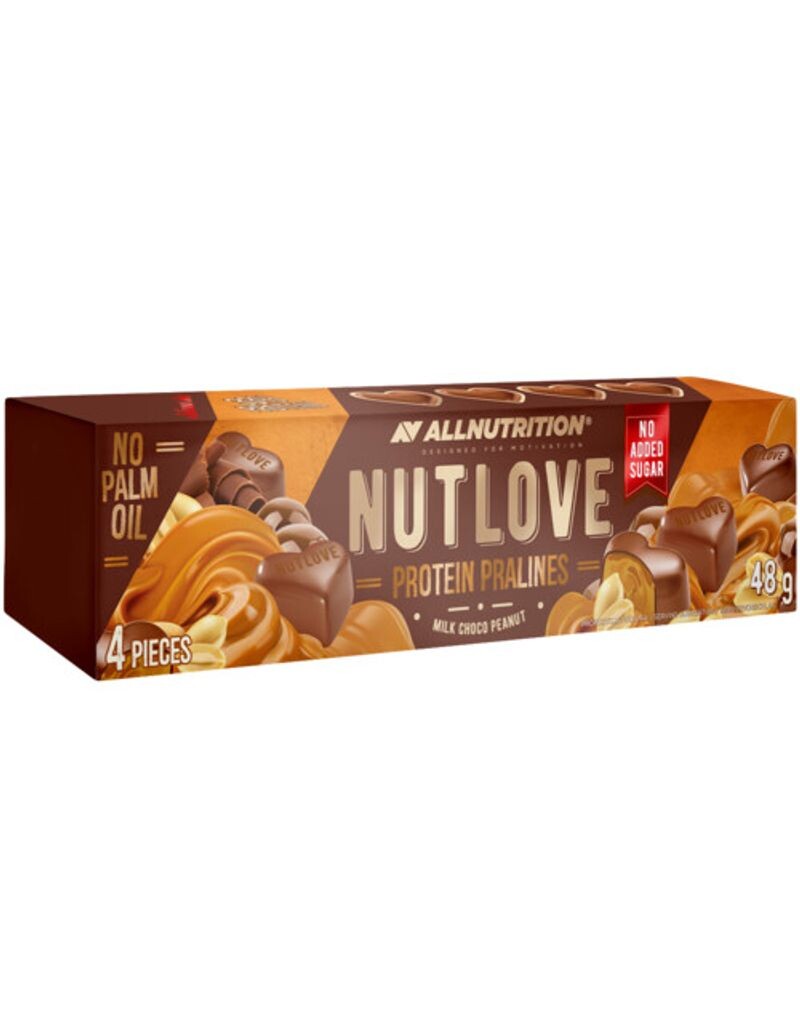 ALLNUTRITION NUTLOVE Протеиновые пралине 48 г Молочный шоколад с арахисом / Протеиновые закуски / Вкусные протеиновые пралине, вдохновленные неотразимым ореховым маслом NUTLOVE
ALLNUTRITION NUTLOVE Протеиновые пралине 48 г Молочный шоколад с арахисом / Протеиновые закуски / Вкусные протеиновые пралине, вдохновленные неотразимым ореховым маслом NUTLOVE