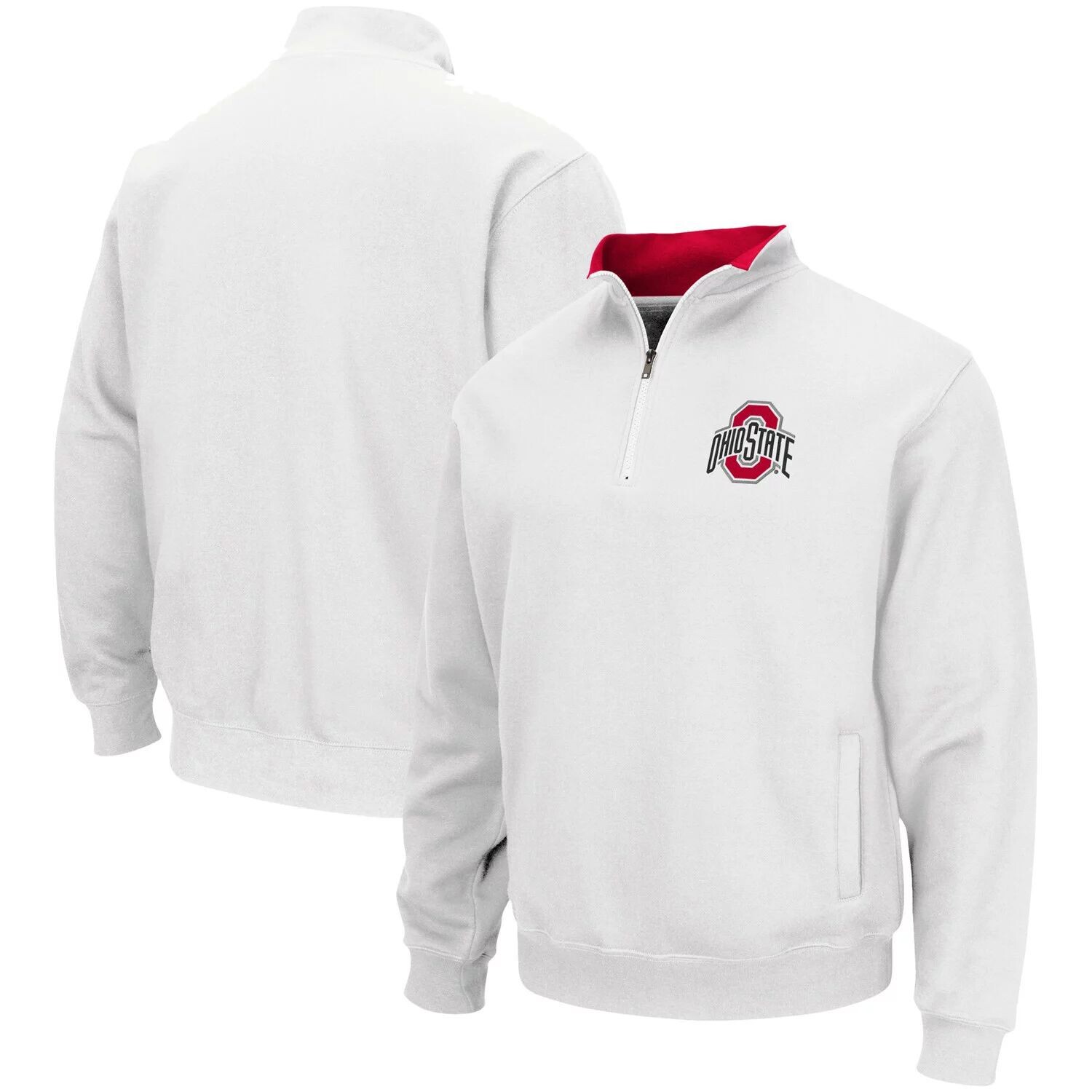 Мужская белая куртка с молнией на четверть и логотипом Ohio State Buckeyes Tortugas Team Colosseum, Белый
Мужская белая куртка с молнией на четверть и логотипом Ohio State Buckeyes Tortugas Team Colosseum, Белый