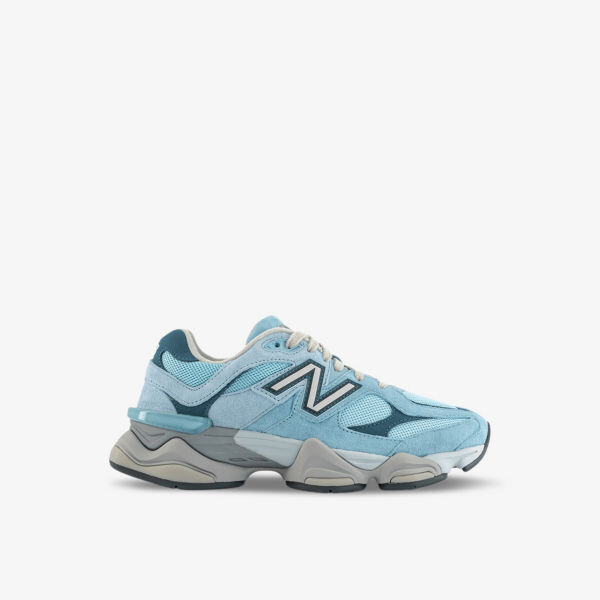 9060 низкие кроссовки из кожи и сетки с фирменной нашивкой New Balance, синий
9060 низкие кроссовки из кожи и сетки с фирменной нашивкой New Balance, синий