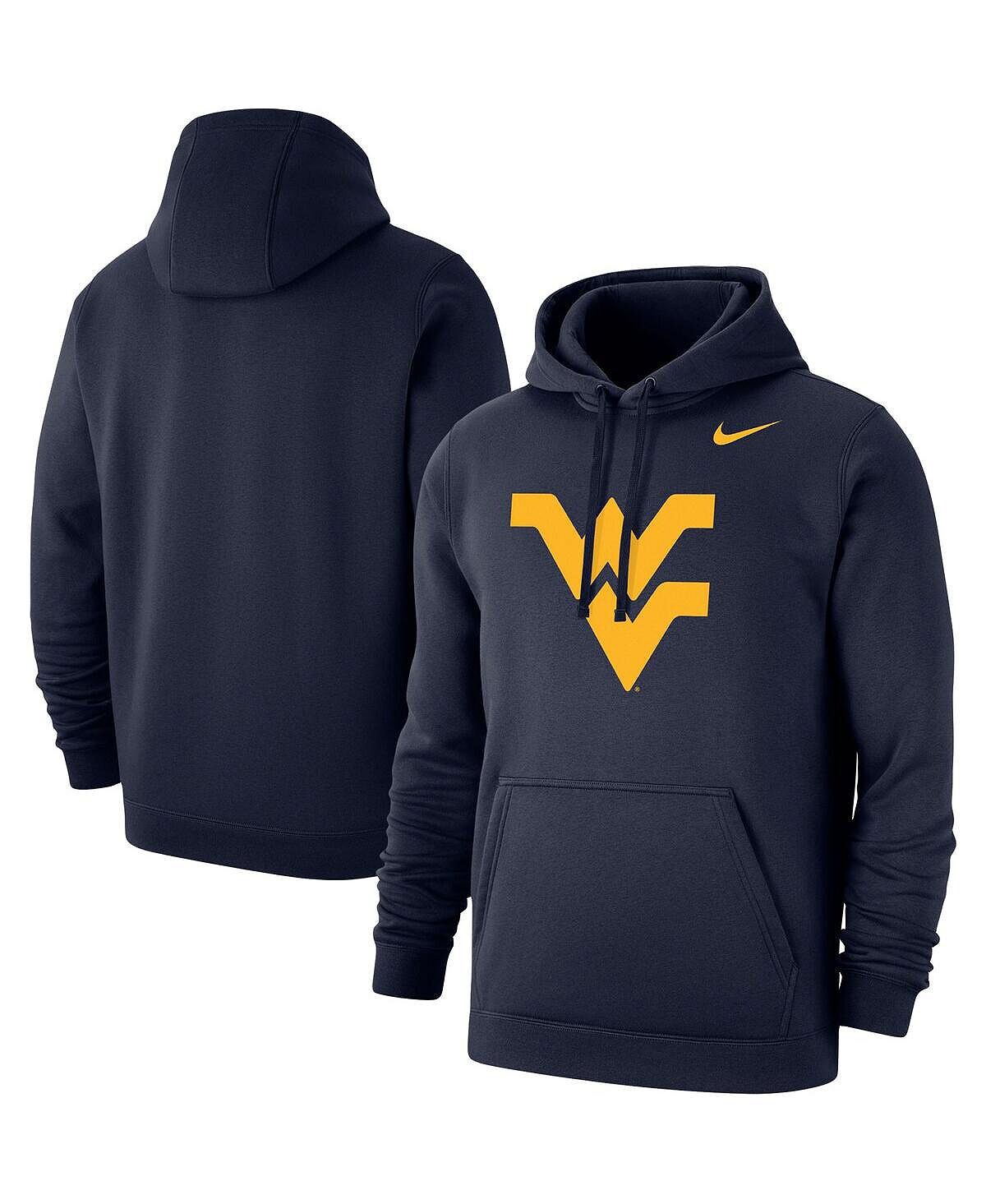 Мужской темно-синий пуловер с капюшоном и логотипом West Virginia Mountaineers Club Nike
Мужской темно-синий пуловер с капюшоном и логотипом West Virginia Mountaineers Club Nike
