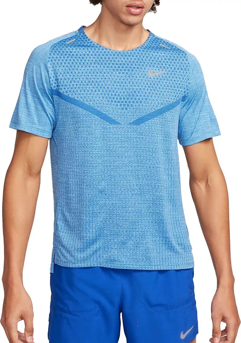 Мужская футболка для бега Nike Dri-FIT ADV TechKnit с ультра короткими рукавами, синий
Мужская футболка для бега Nike Dri-FIT ADV TechKnit с ультра короткими рукавами, синий