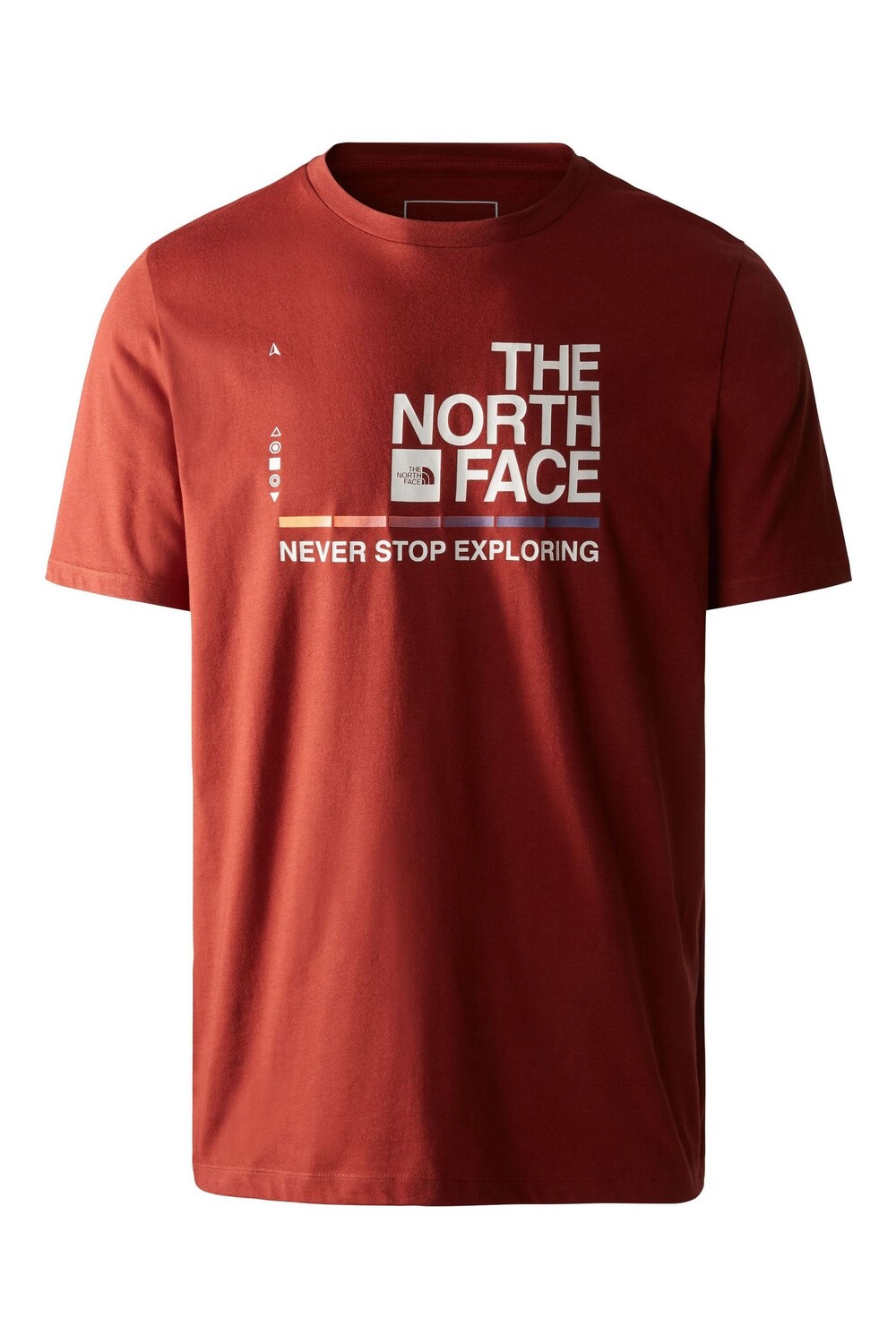 Футболка с графическим рисунком Never Stop Exploring спереди The North Face, коричневый
Футболка с графическим рисунком Never Stop Exploring спереди The North Face, коричневый