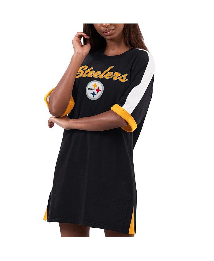 Черное женское платье-кроссовки с флагом Pittsburgh Steelers G-III 4Her by Carl Banks, черный
Черное женское платье-кроссовки с флагом Pittsburgh Steelers G-III 4Her by Carl Banks, черный