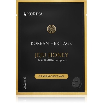 KORIKA Jeju Honey & AHA-BHA Complex Cleansing Sheet Mask - Очищающая тканевая маска с медом Чеджу и комплексом AHA-BHA
KORIKA Jeju Honey & AHA-BHA Complex Cleansing Sheet Mask - Очищающая тканевая маска с медом Чеджу и комплексом AHA-BHA