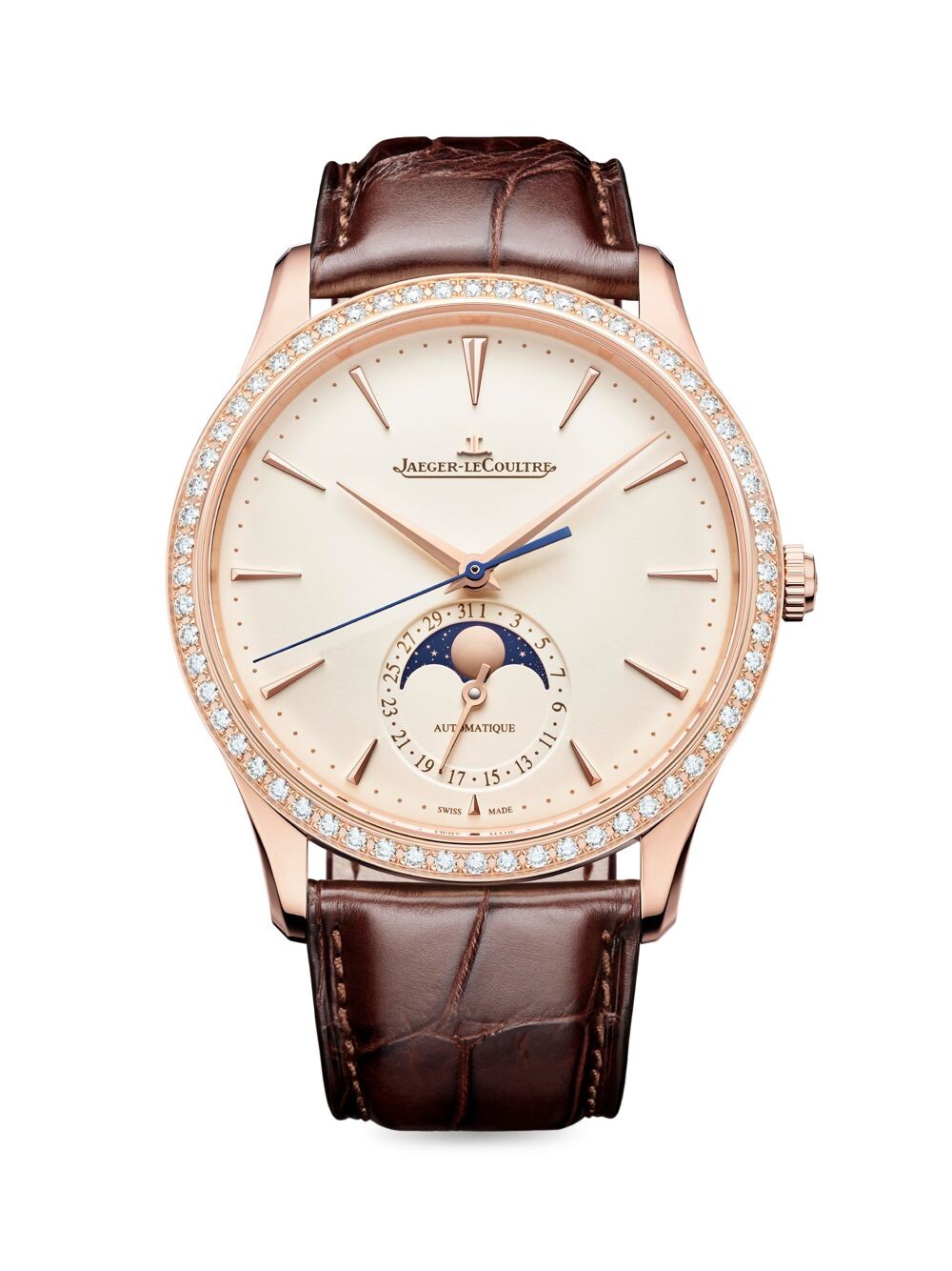 Часы Rendez-Vous с розовым золотом и бриллиантами с кожаным ремешком Jaeger-LeCoultre, роза
Часы Rendez-Vous с розовым золотом и бриллиантами с кожаным ремешком Jaeger-LeCoultre, роза