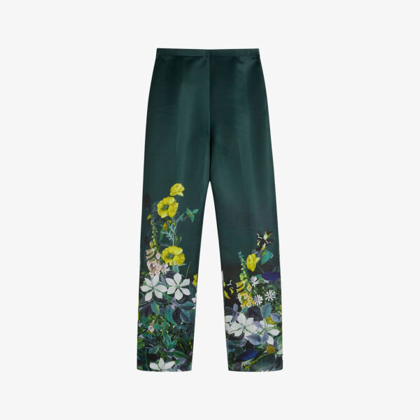 Aikaat зауженные тканые брюки средней посадки с цветочным принтом Ted Baker, зеленый
Aikaat зауженные тканые брюки средней посадки с цветочным принтом Ted Baker, зеленый