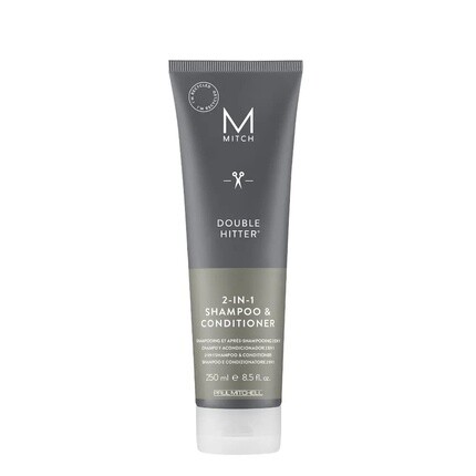 Paul Mitchell MITCH Double Hitter Шампунь и кондиционер 2-в-1 для глубокого очищения для мужчин 250 мл
Paul Mitchell MITCH Double Hitter Шампунь и кондиционер 2-в-1 для глубокого очищения для мужчин 250 мл