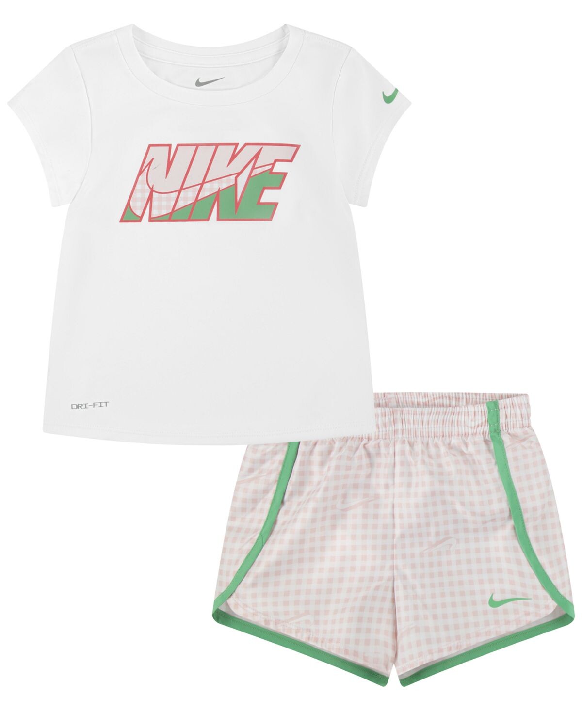 Футболка и шорты Pic-Nike Sprinter для маленьких девочек, комплект из 2 предметов Nike
Футболка и шорты Pic-Nike Sprinter для маленьких девочек, комплект из 2 предметов Nike