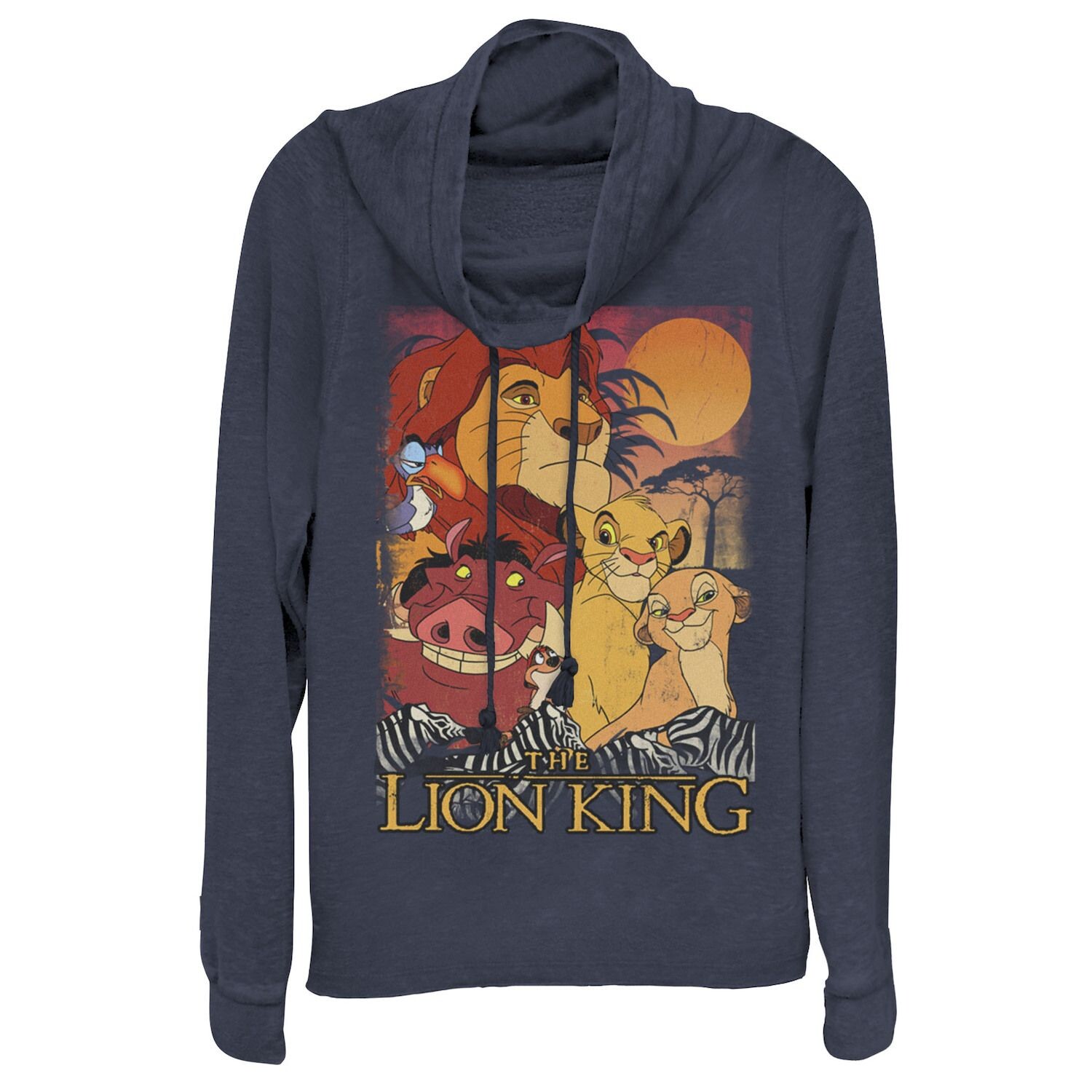 Толстовка с капюшоном Disney's Lion King Happy Group Sunset для детей Licensed Character, темно-синий
Толстовка с капюшоном Disney's Lion King Happy Group Sunset для детей Licensed Character, темно-синий