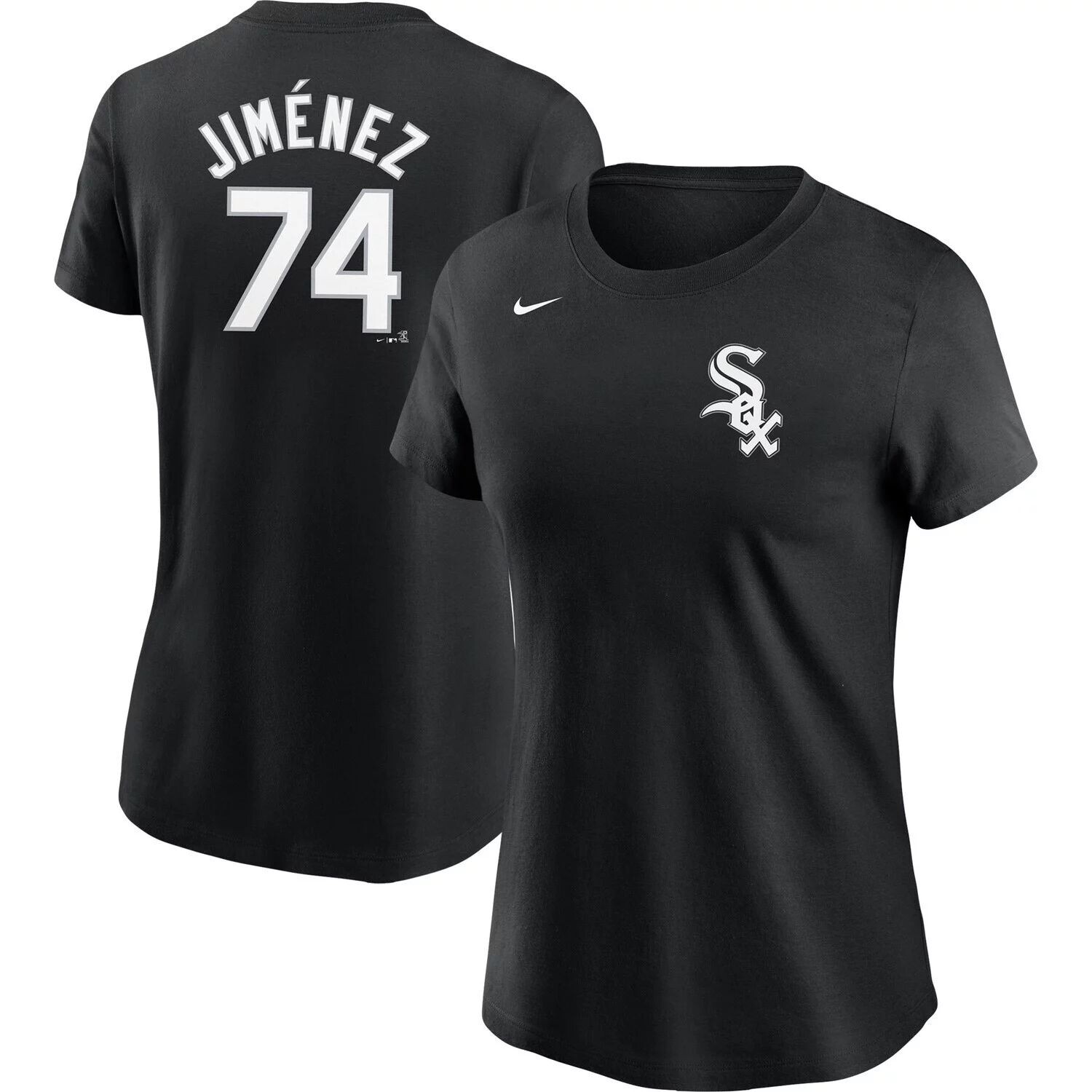 Женская футболка Nike Eloy Jimenez Black Chicago White Sox с именем и номером Nike
Женская футболка Nike Eloy Jimenez Black Chicago White Sox с именем и номером Nike