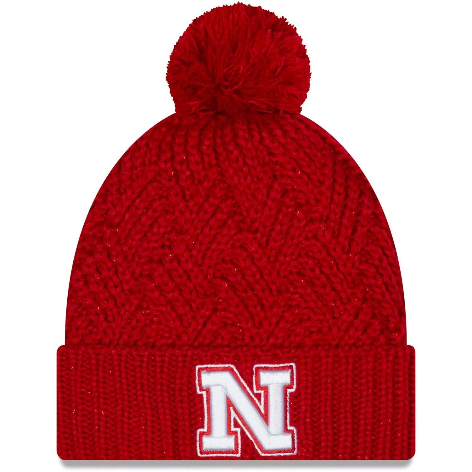 Женская вязаная шапка New Era Scarlet Nebraska Huskers с манжетами и помпоном New Era
Женская вязаная шапка New Era Scarlet Nebraska Huskers с манжетами и помпоном New Era