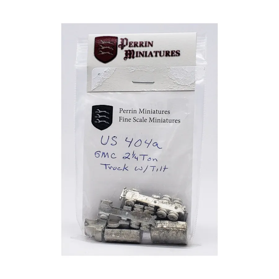 Грузовой грузовик GMC2 1/2 тонны с наклоном, WWII Miniatures - USA (10mm) (Perrin Miniatures)
Грузовой грузовик GMC2 1/2 тонны с наклоном, WWII Miniatures - USA (10mm) (Perrin Miniatures)