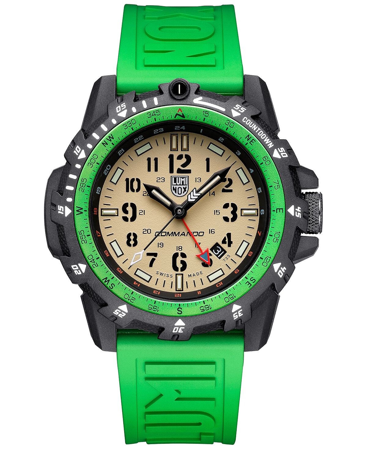 Мужские часы Swiss Commando Raider Military GMT с зеленым каучуковым ремешком, 46 мм Luminox
Мужские часы Swiss Commando Raider Military GMT с зеленым каучуковым ремешком, 46 мм Luminox