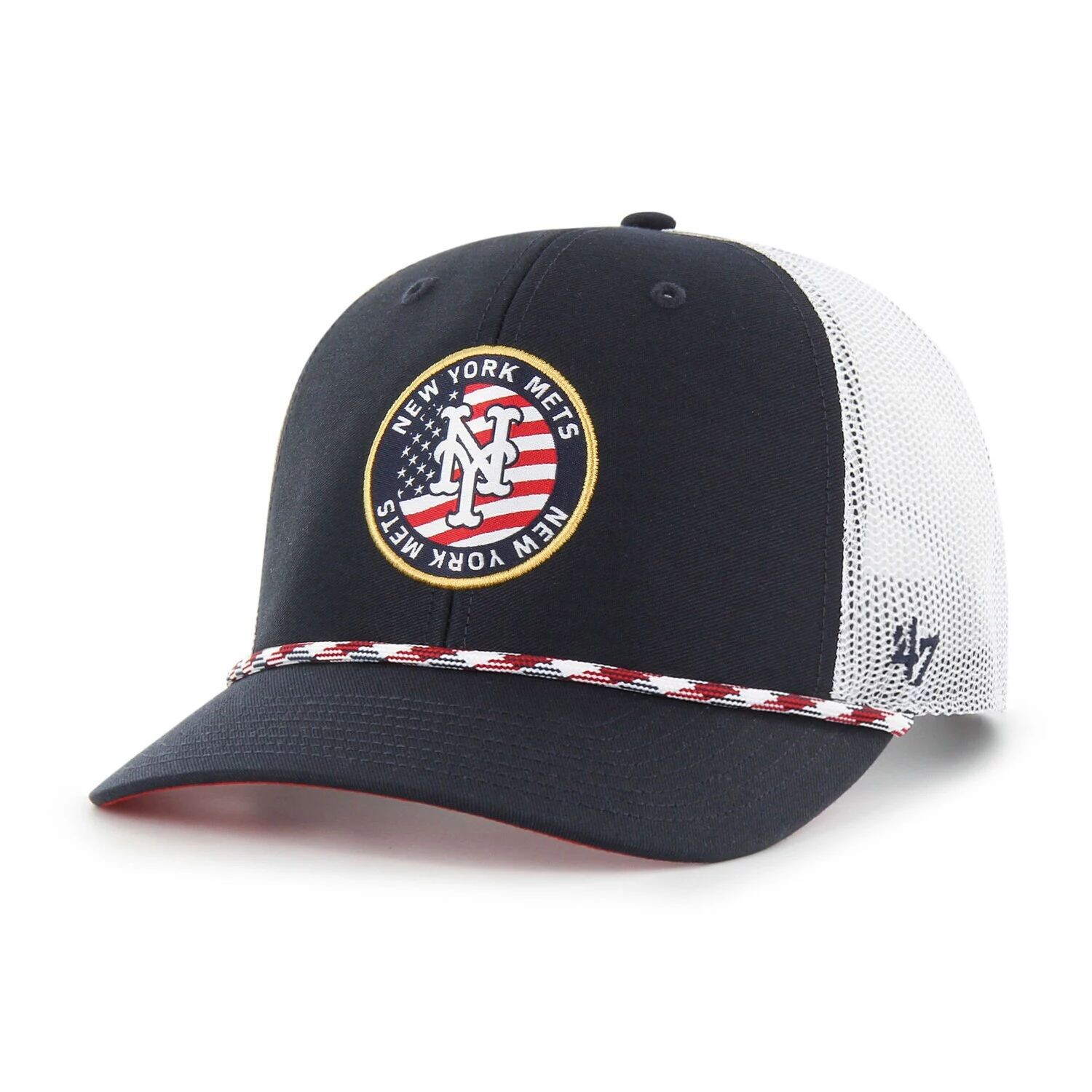 Мужская регулируемая кепка темно-синего цвета 47 New York Mets Union с нашивкой Trucker
Мужская регулируемая кепка темно-синего цвета 47 New York Mets Union с нашивкой Trucker