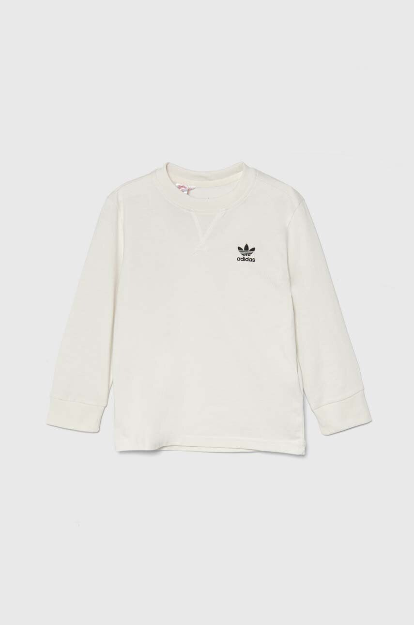 Хлопковая толстовка adidas Originals с длинными рукавами для мальчиков и девочек, белый
Хлопковая толстовка adidas Originals с длинными рукавами для мальчиков и девочек, белый