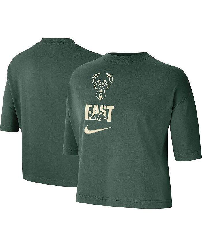 Женская зеленая футболка свободного кроя Hunter Milwaukee Bucks Essential Nike, зеленый
Женская зеленая футболка свободного кроя Hunter Milwaukee Bucks Essential Nike, зеленый