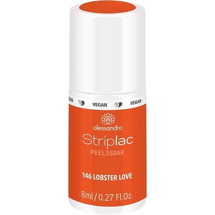 Лак для ногтей Striplac Peel Or Soak Vegan Lobster Love Led, 8 мл, оранжевый, Alessandro
Лак для ногтей Striplac Peel Or Soak Vegan Lobster Love Led, 8 мл, оранжевый, Alessandro