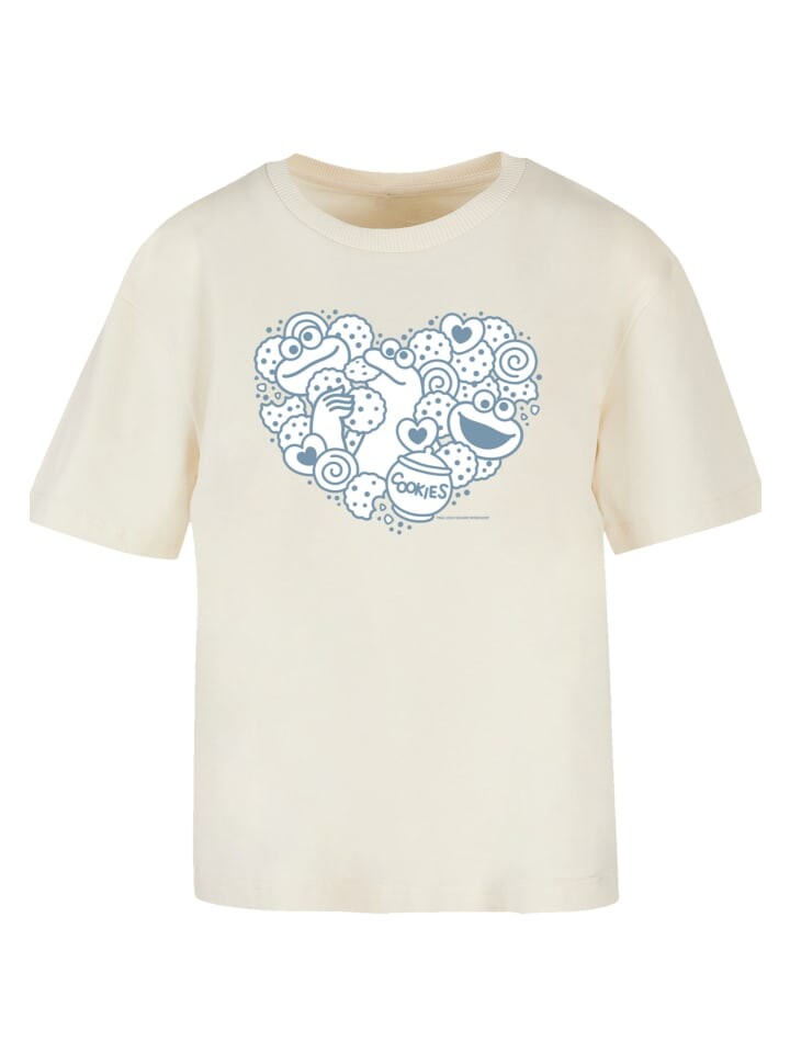 Футболка F4NT4STIC Ladies Everyday Tee Sesamstraße Cookies from the heart, цвет whitesand
Футболка F4NT4STIC Ladies Everyday Tee Sesamstraße Cookies from the heart, цвет whitesand