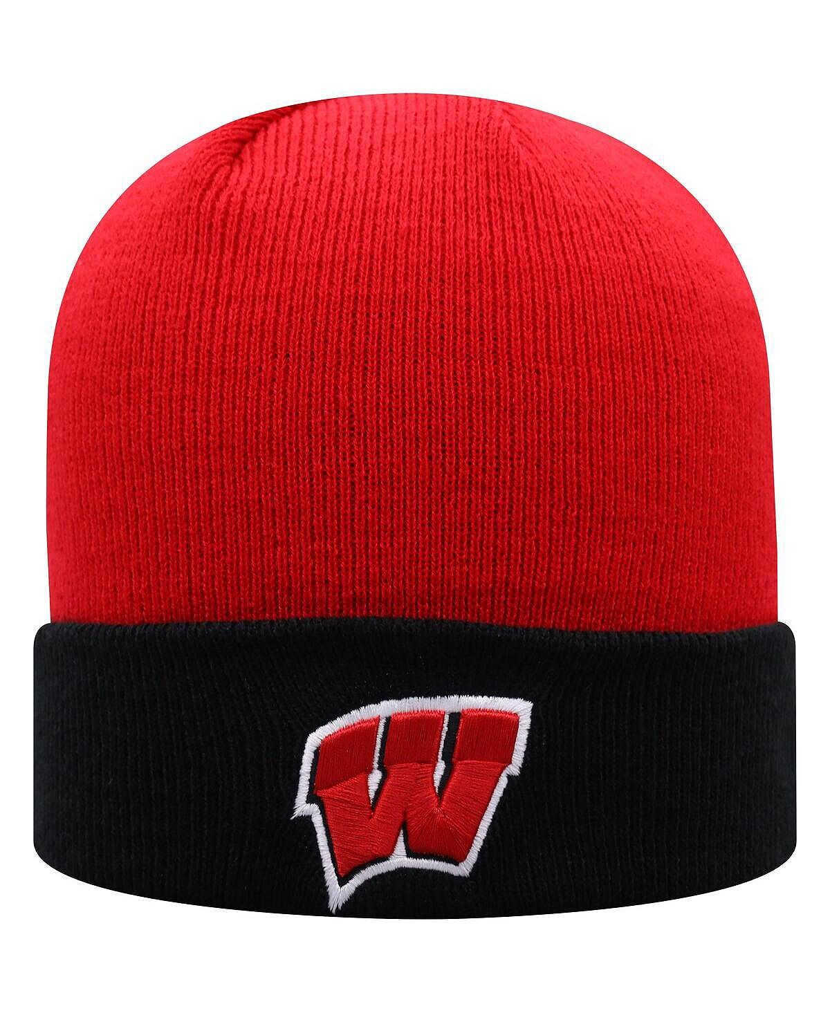 Мужская красно-черная вязаная шапка Wisconsin Badgers Core 2-цветная с манжетами Top of the World
Мужская красно-черная вязаная шапка Wisconsin Badgers Core 2-цветная с манжетами Top of the World
