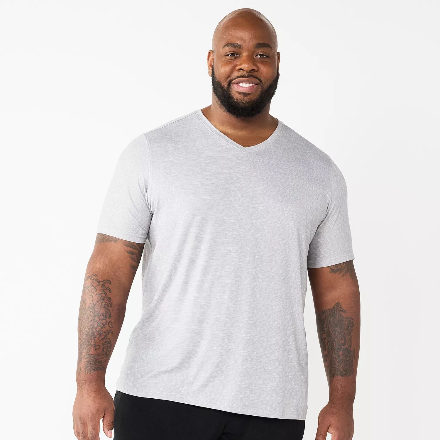 Очень мягкая футболка Big & Tall с V-образным вырезом Sonoma Goods For Life, серый
Очень мягкая футболка Big & Tall с V-образным вырезом Sonoma Goods For Life, серый