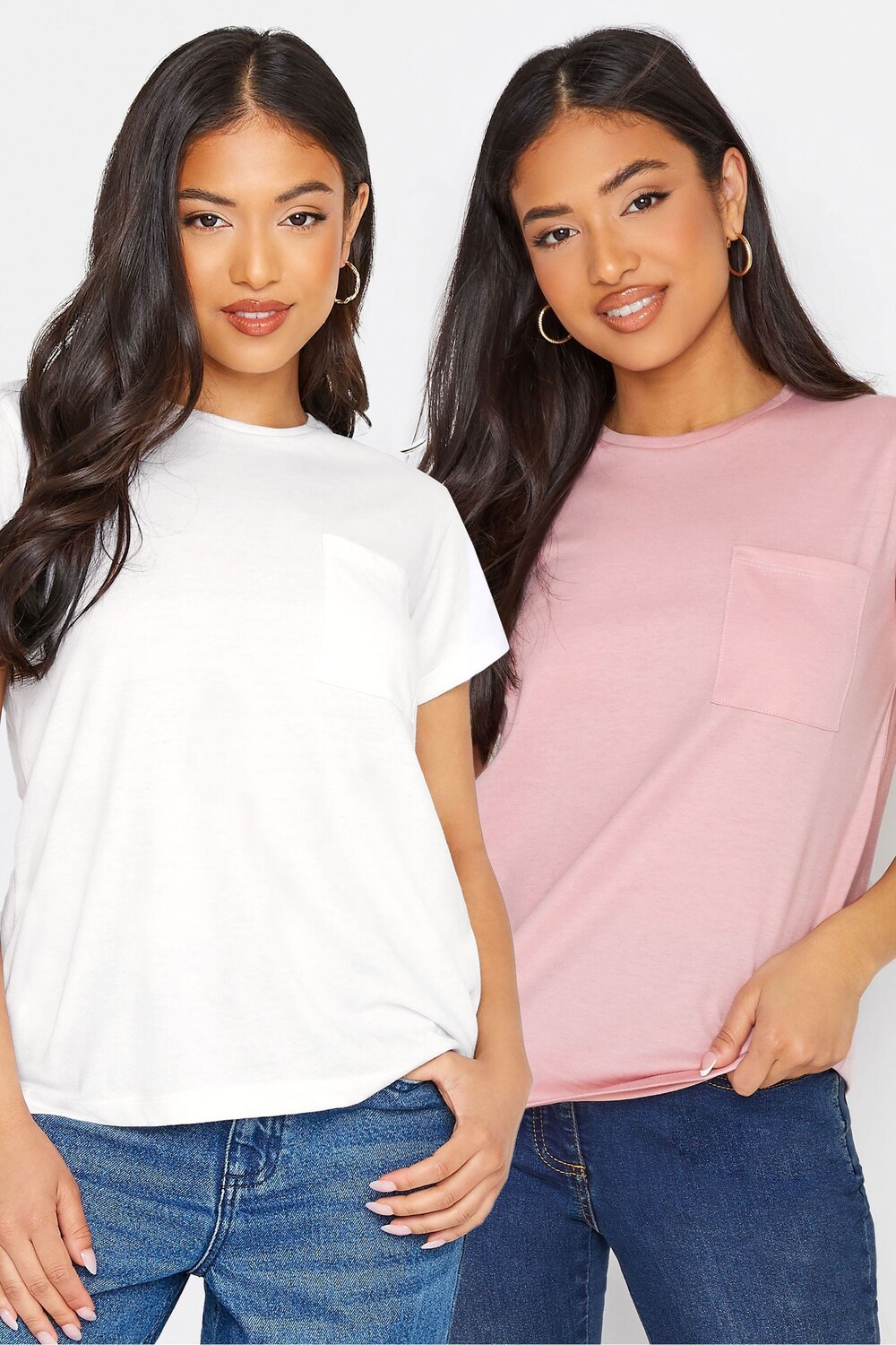 Комплект из 2 футболок Basic с короткими рукавами и карманом PixieGirl Petite, белый
Комплект из 2 футболок Basic с короткими рукавами и карманом PixieGirl Petite, белый
