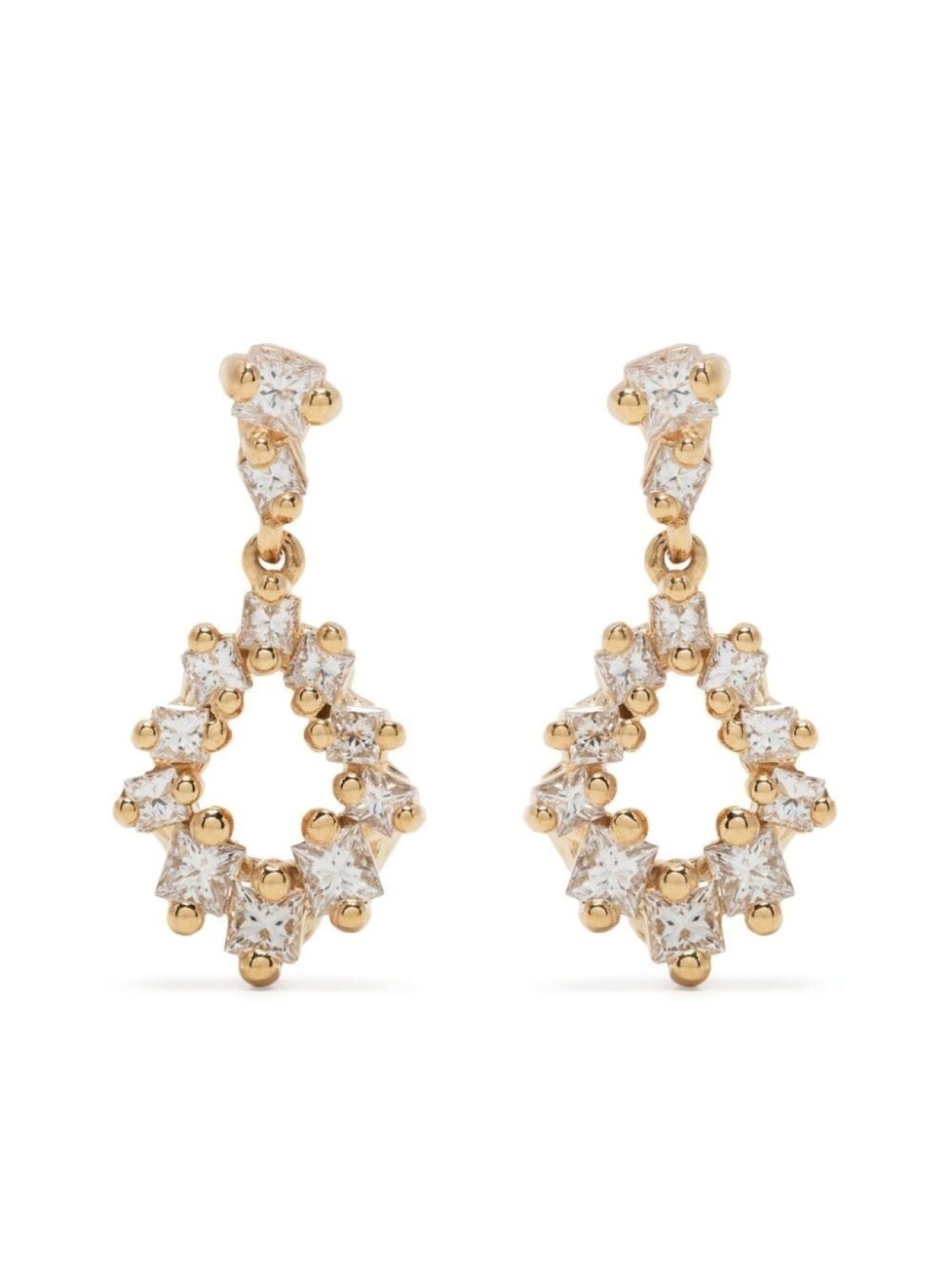 Серьги-подвески Pear Shaped из желтого золота с бриллиантами Suzanne Kalan, золотой
Серьги-подвески Pear Shaped из желтого золота с бриллиантами Suzanne Kalan, золотой