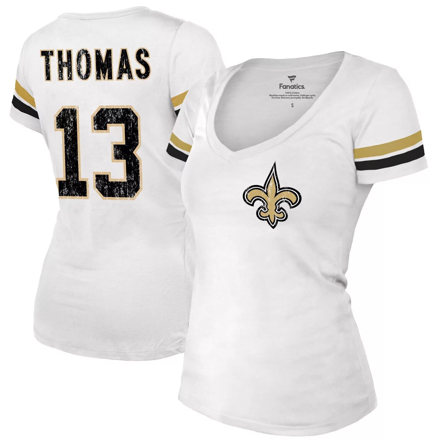 Женская футболка Fanatics с логотипом Michael Thomas, белая модная футболка New Orleans Saints с именем и номером игрока с v-образным вырезом, Белый
Женская футболка Fanatics с логотипом Michael Thomas, белая модная футболка New Orleans Saints с именем и номером игрока с v-образным вырезом, Белый
