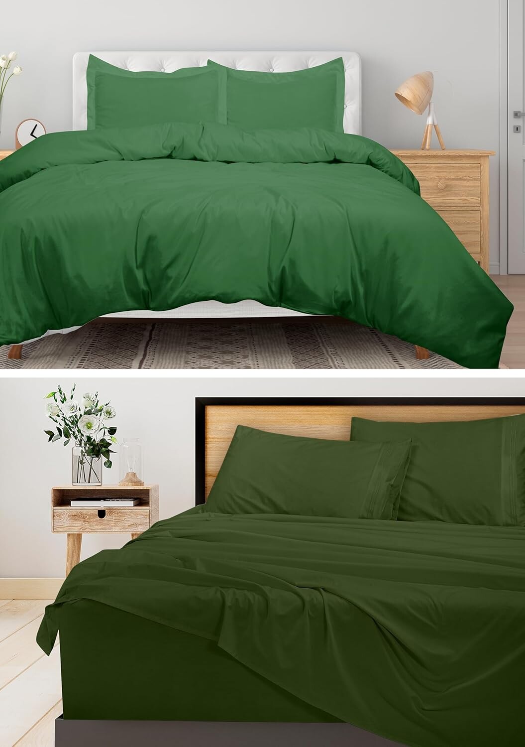 ROYALE LINENS Комплект простыней из 4 предметов с комплектом пододеяльников на молнии из 3 предметов — мягкая микрофибра 1 простыня на подкладке
ROYALE LINENS Комплект простыней из 4 предметов с комплектом пододеяльников на молнии из 3 предметов — мягкая микрофибра 1 простыня на подкладке