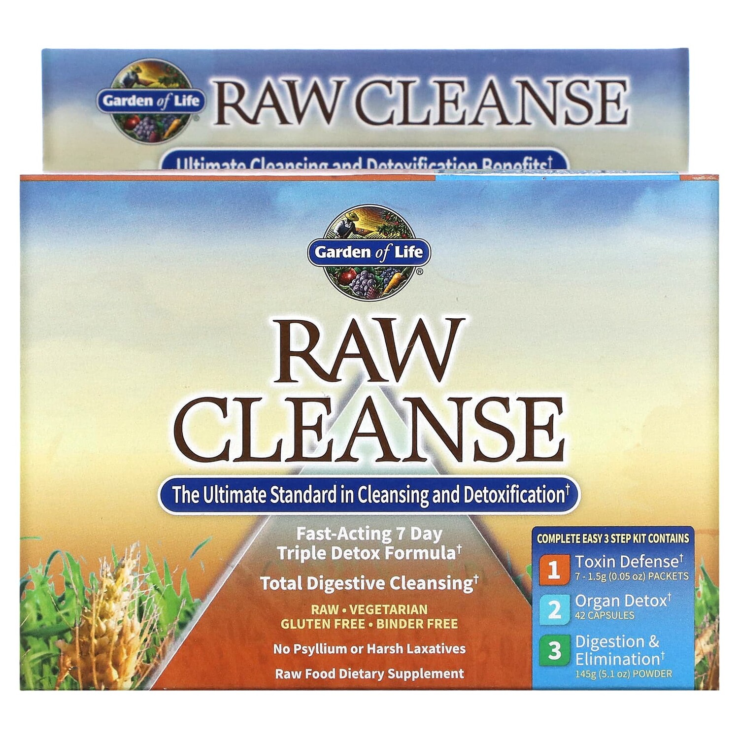 RAW Cleanse, высший стандарт очищения и детоксикации, программа из 3 частей, трехкомпонентный комплект, Garden of Life
RAW Cleanse, высший стандарт очищения и детоксикации, программа из 3 частей, трехкомпонентный комплект, Garden of Life