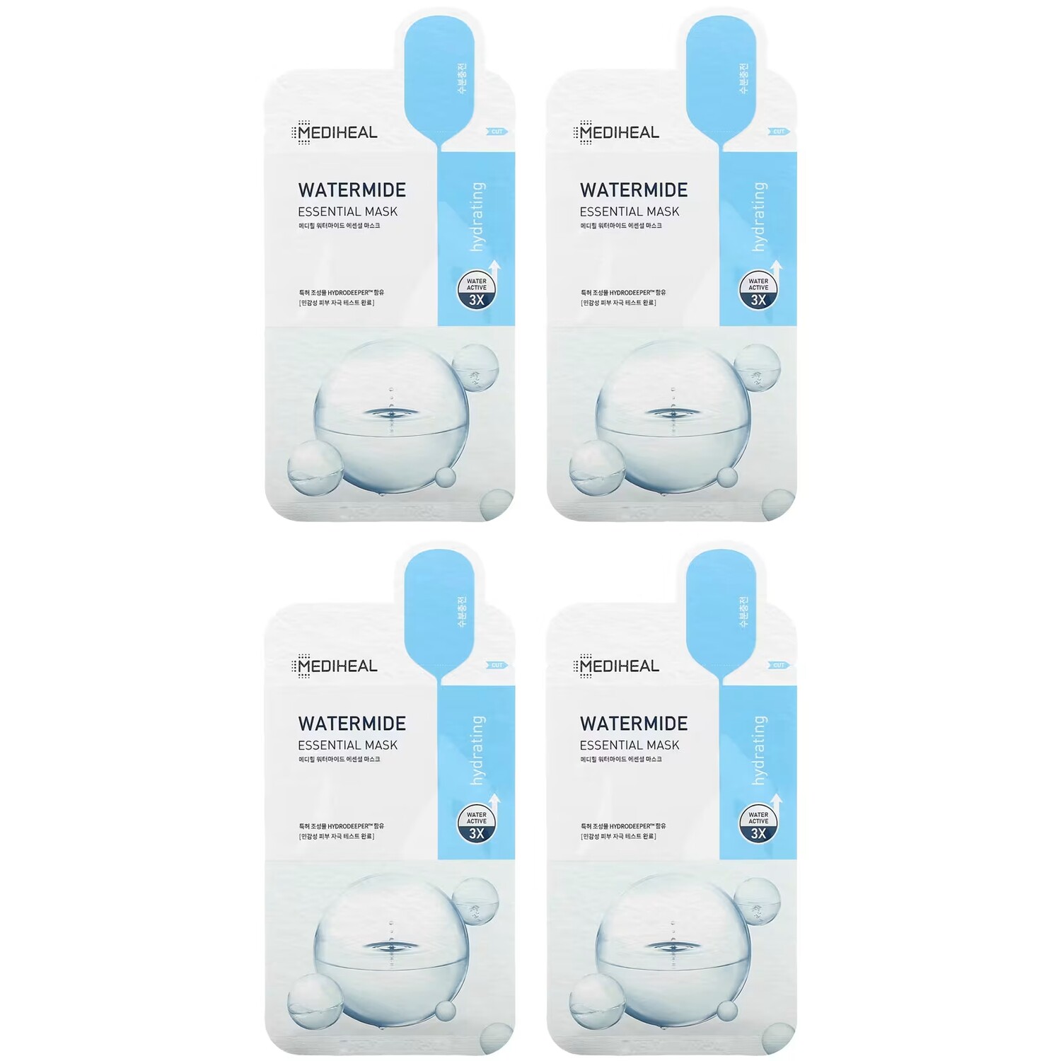 MEDIHEAL Watermide Essential Beauty Mask, 4 листа по 0,81 жидкой унции (24 мл) каждый
MEDIHEAL Watermide Essential Beauty Mask, 4 листа по 0,81 жидкой унции (24 мл) каждый