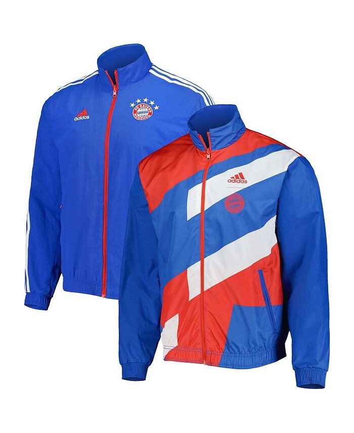Мужская синяя куртка с молнией во всю длину Bayern Мюнхен Team Logo Anthem adidas, синий
Мужская синяя куртка с молнией во всю длину Bayern Мюнхен Team Logo Anthem adidas, синий