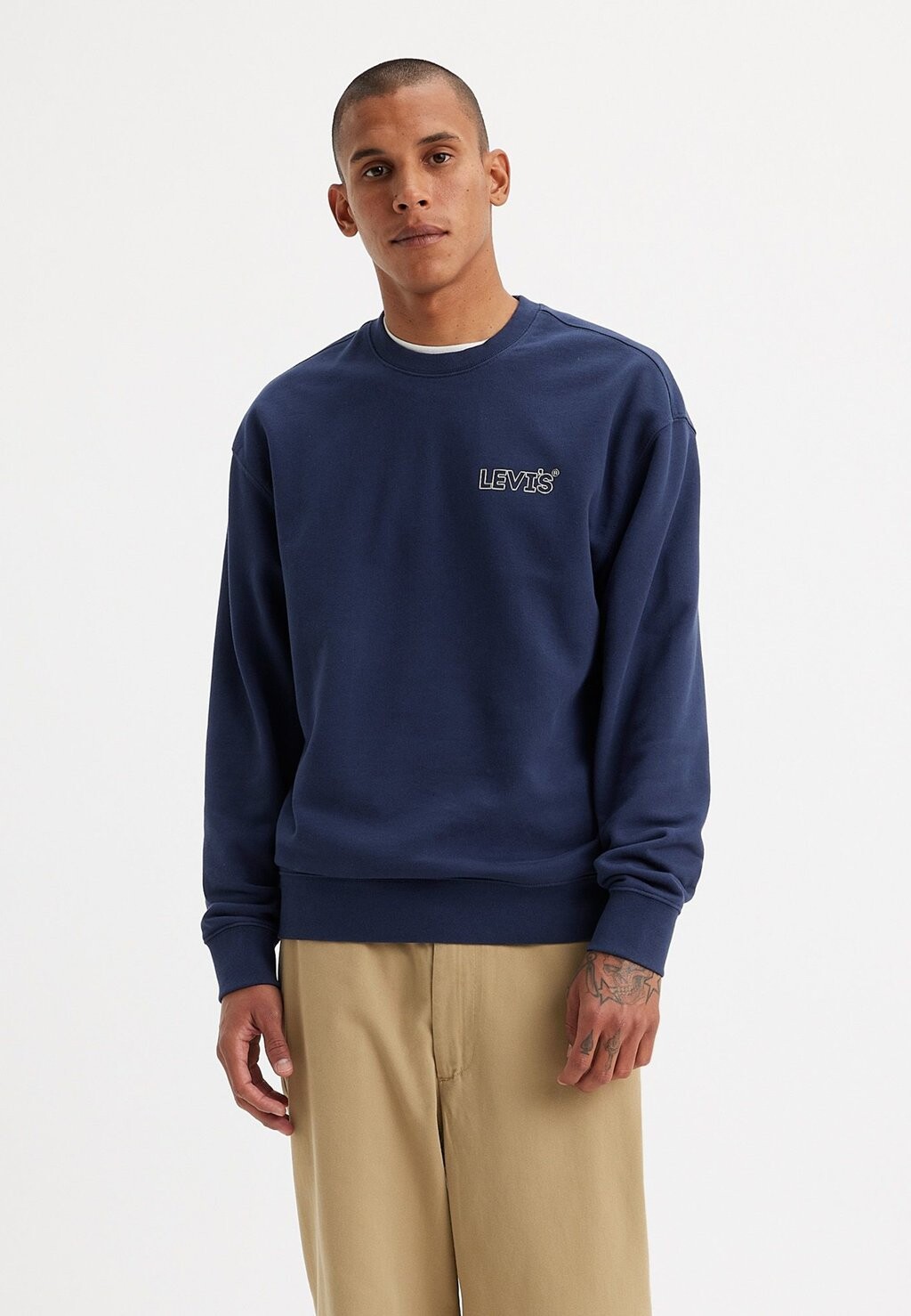 Толстовка Levi's RELAXED GRAPHIC CREW, хромированный заголовок экипажа военно-морской академии
Толстовка Levi's RELAXED GRAPHIC CREW, хромированный заголовок экипажа военно-морской академии