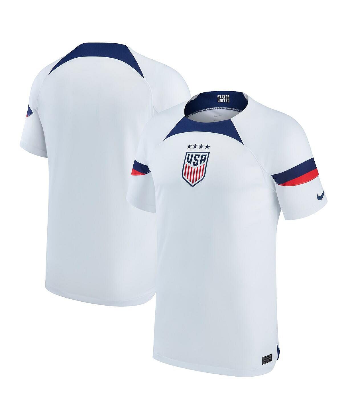 Белая футболка Big Boys Uswnt 2022/23 Home Breathe Stadium Реплика пустого джерси Nike, Белый
Белая футболка Big Boys Uswnt 2022/23 Home Breathe Stadium Реплика пустого джерси Nike, Белый