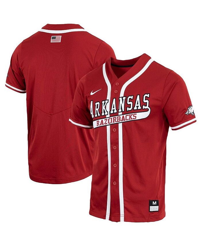 Мужская копия бейсбольной майки с пуговицами Cardinal Arkansas Razorbacks Nike, цвет Cardinal
Мужская копия бейсбольной майки с пуговицами Cardinal Arkansas Razorbacks Nike, цвет Cardinal