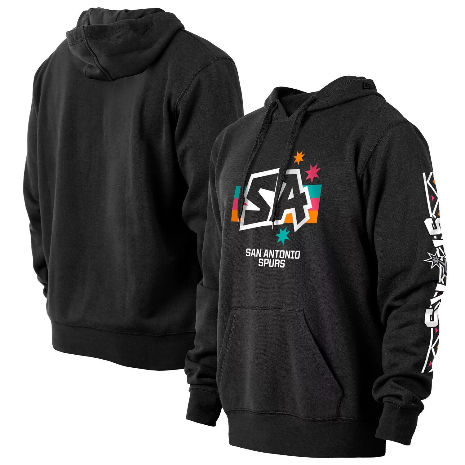 Мужская черная толстовка с капюшоном San Antonio Spurs City Edition Big & Tall 2022/23 City Edition New Era
Мужская черная толстовка с капюшоном San Antonio Spurs City Edition Big & Tall 2022/23 City Edition New Era