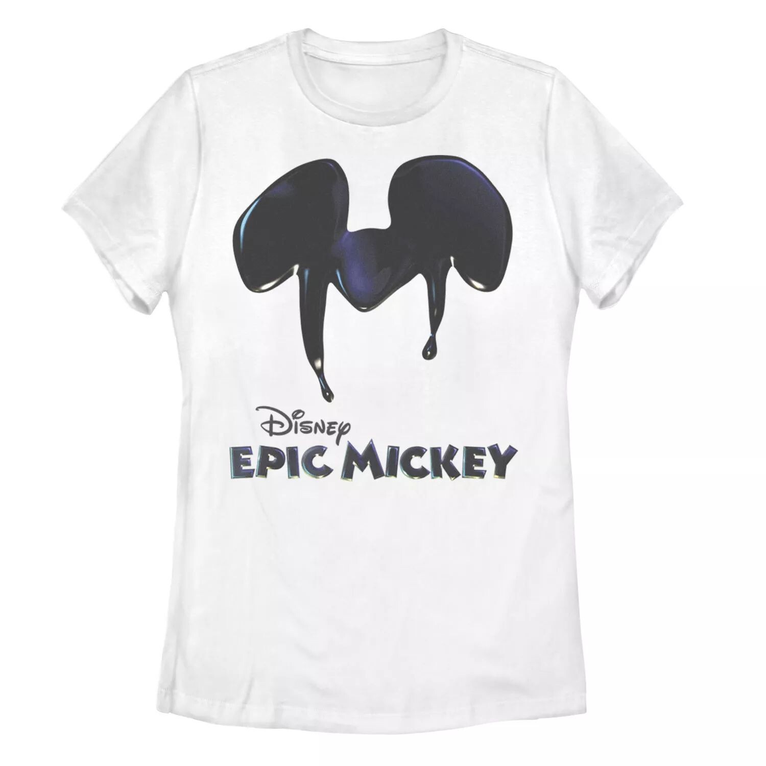 Футболка с логотипом Juniors' Disney Epic Mickey Dripping Ears и графическим рисунком Licensed Character
Футболка с логотипом Juniors' Disney Epic Mickey Dripping Ears и графическим рисунком Licensed Character